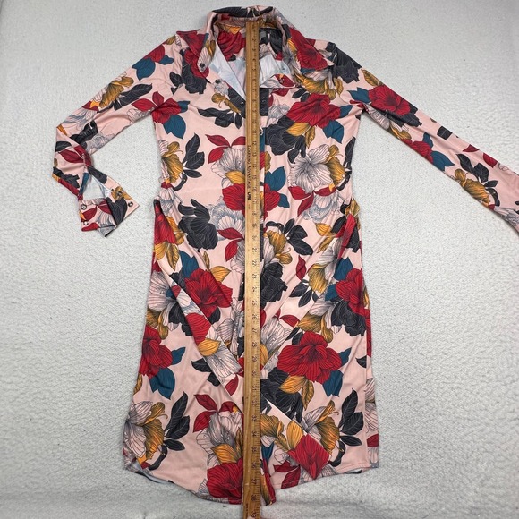 Anatomie Cassie Shirt Dress Small Secret Garden Floral UV Protection Pink Italy - Picture 7 of 12